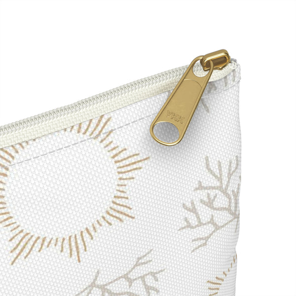 Coral Sun Accessory Pouch