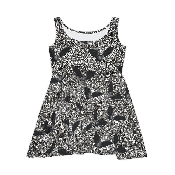 Women's Skater Dress Bats (AOP)