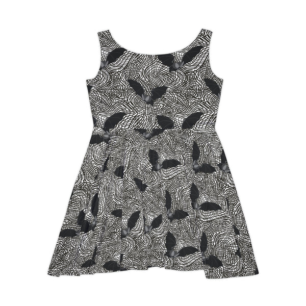 Women's Skater Dress Bats (AOP)