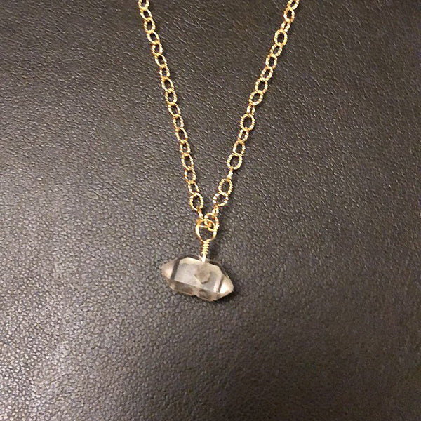 Dainty Herkimer Diamond Necklace