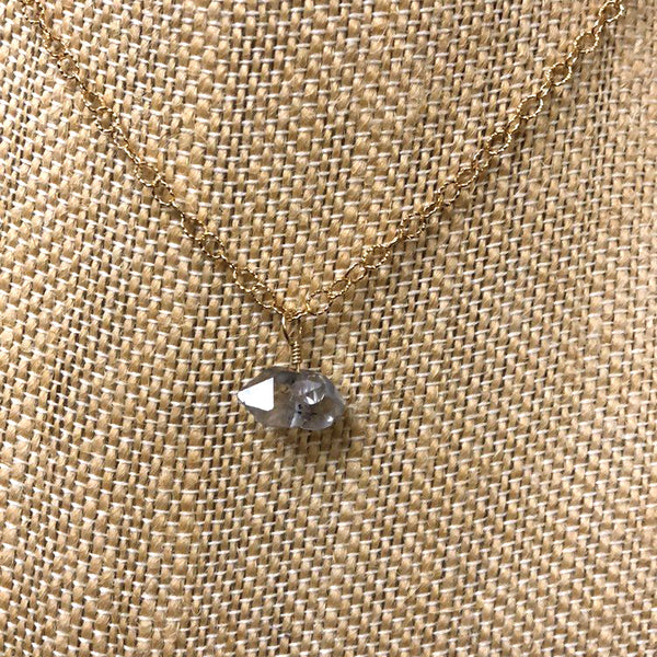 Dainty Herkimer Diamond Necklace